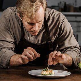 Chef plating