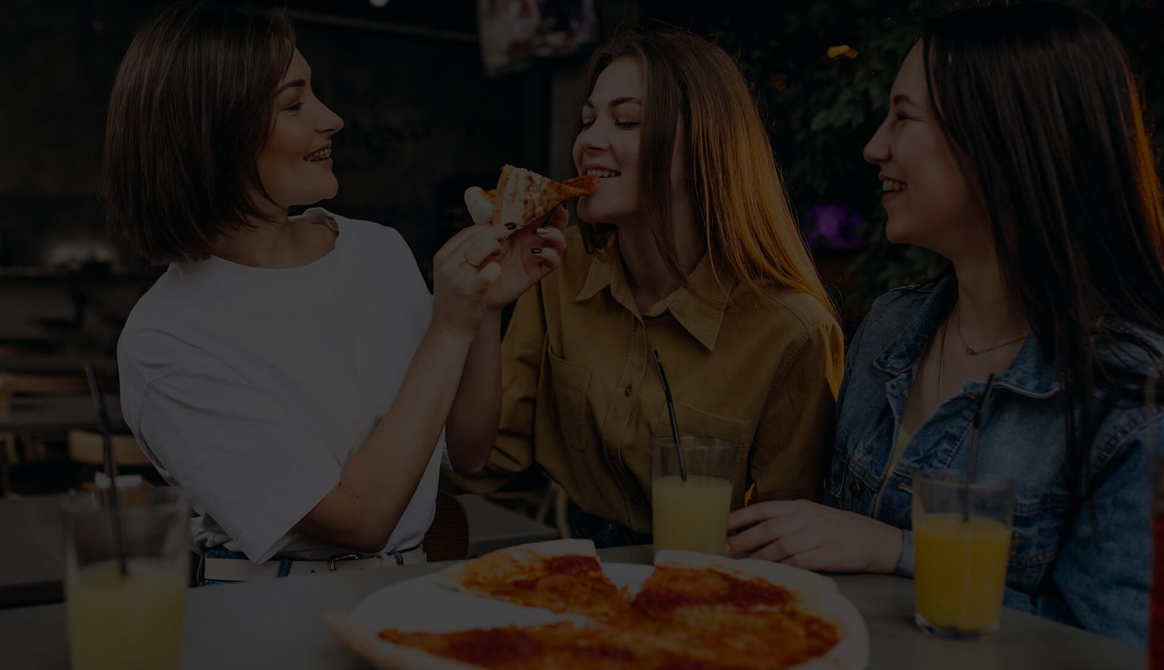 Friends dining